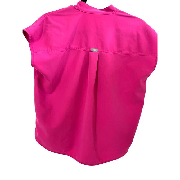 Electric orchid FIGS Bright pink Rafaela scrub top size XXS - Picture 4 of 7